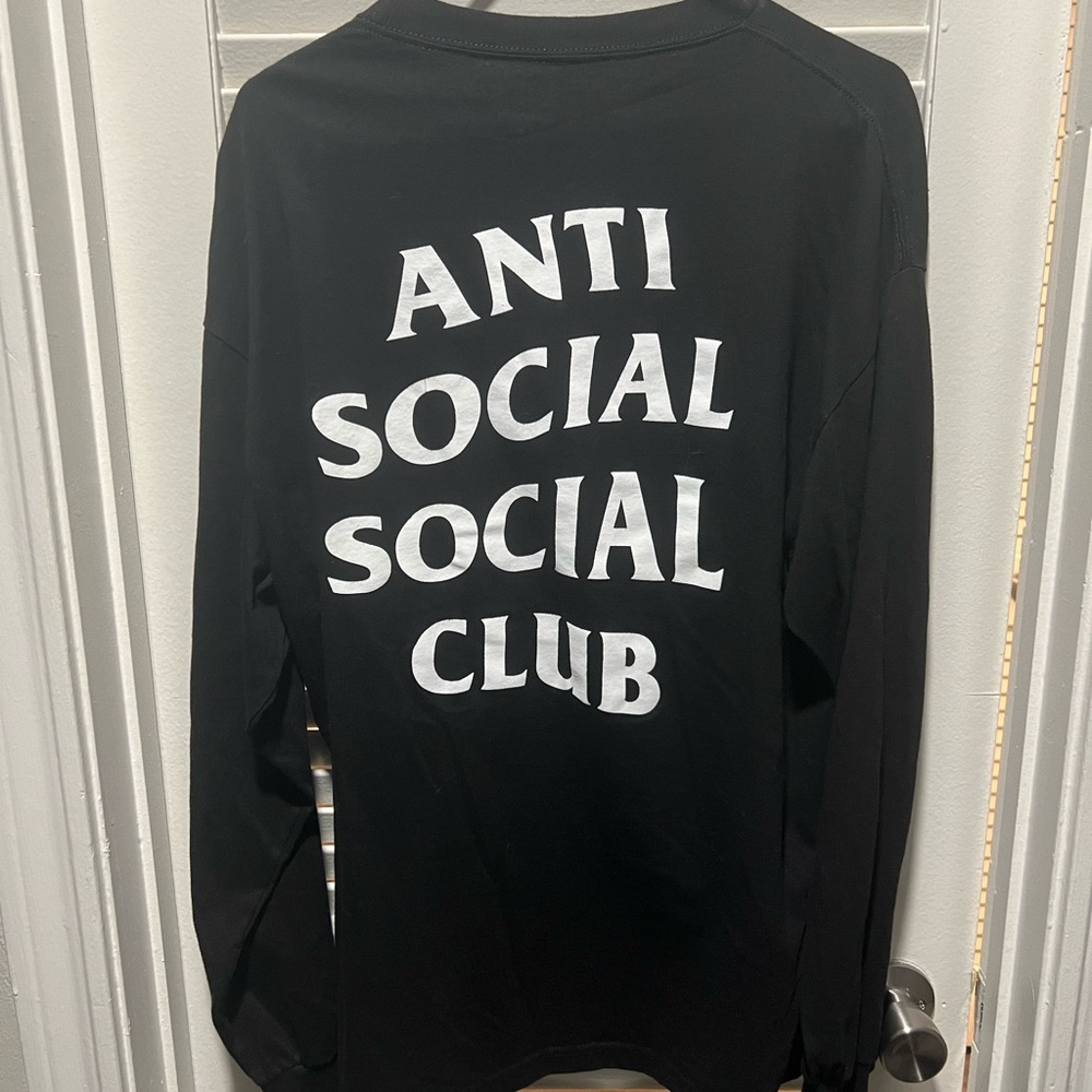 Anti Social Social Club Black Long Sleeve Tee XL
